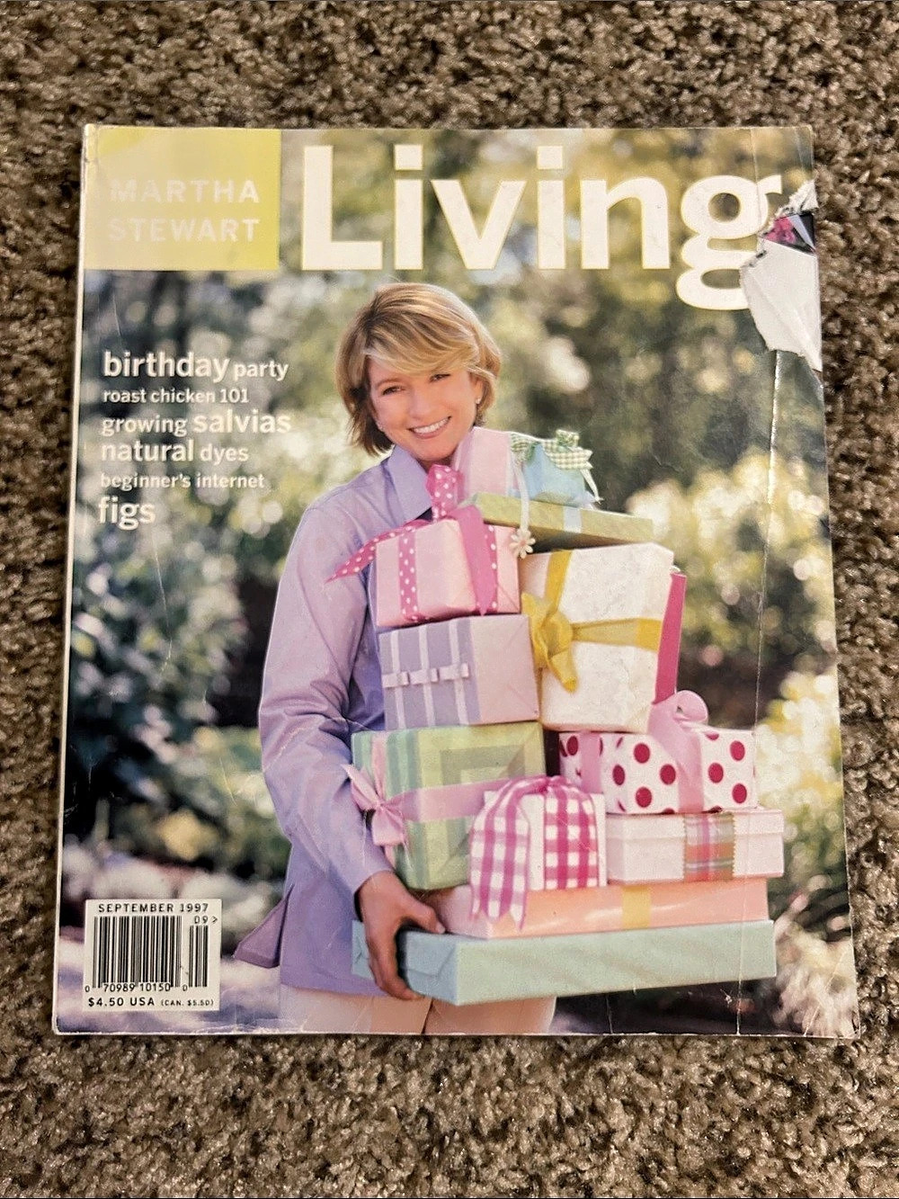 Martha Stewart Living Magazine September 1997